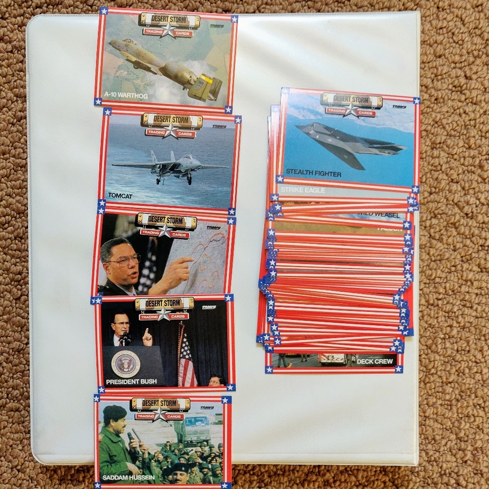 1991 Spectra Star Desert Storm Complete Set